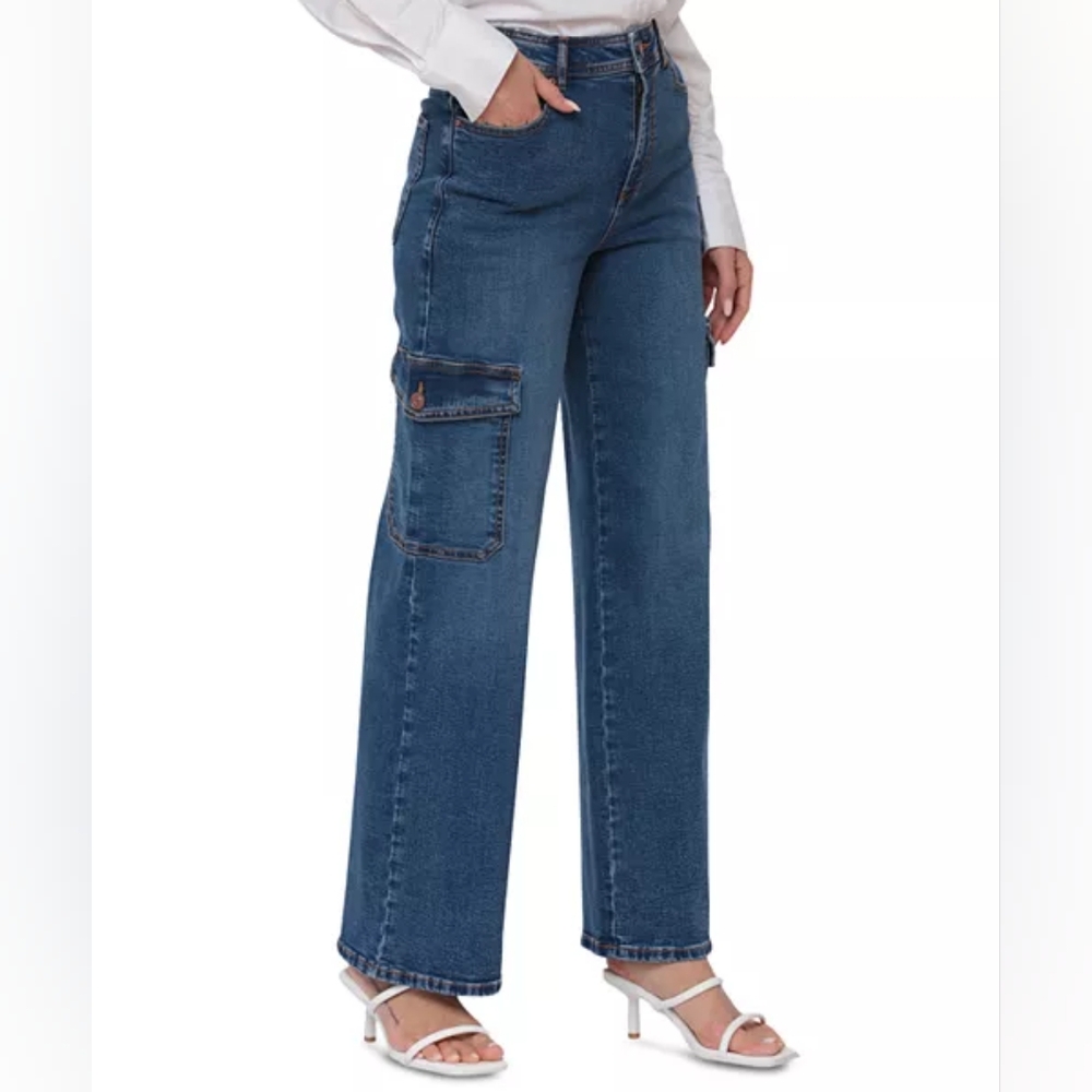 Wide Leg Cargo Jeans 👖